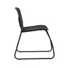 Bridgeport Stacking Chair, Resin, Commercial, Contoured Seat/Back, Black, PK4 C088BP60BLK4E